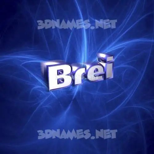 brei in Plasma style - 3D name wallpaper brei in Plasma style - 3D name wallpaper