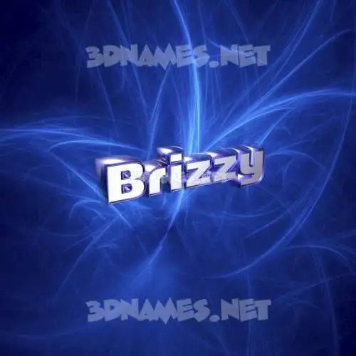 brizzy in Plasma style - 3D name wallpaper brizzy in Plasma style - 3D name wallpaper