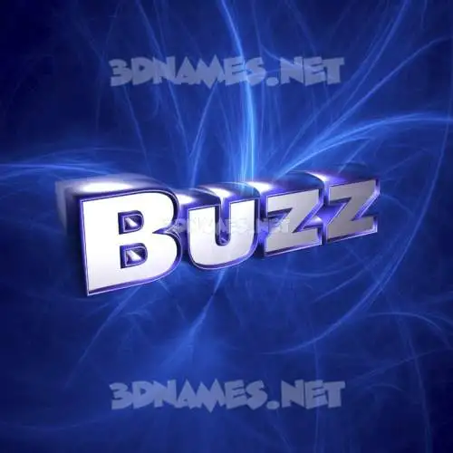 buzz in Plasma style - 3D name wallpaper buzz in Plasma style - 3D name wallpaper