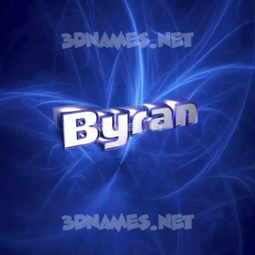 byran in Plasma style - 3D name wallpaper byran in Plasma style - 3D name wallpaper