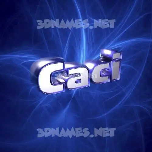caci in Plasma style - 3D name wallpaper caci in Plasma style - 3D name wallpaper