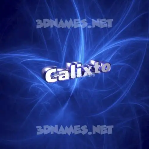 calixto in Plasma style - 3D name wallpaper calixto in Plasma style - 3D name wallpaper
