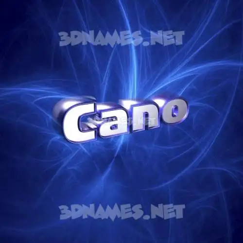 cano in Plasma style - 3D name wallpaper cano in Plasma style - 3D name wallpaper