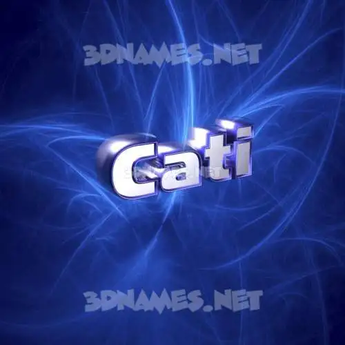 cati in Plasma style - 3D name wallpaper cati in Plasma style - 3D name wallpaper