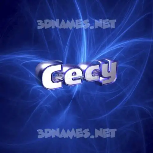 cecy in Plasma style - 3D name wallpaper cecy in Plasma style - 3D name wallpaper