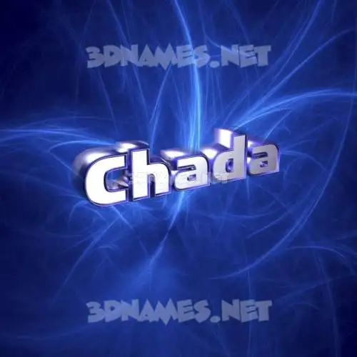 chada in Plasma style - 3D name wallpaper chada in Plasma style - 3D name wallpaper