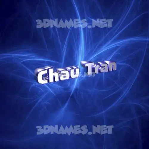 chau tran in Plasma style - 3D name wallpaper chau tran in Plasma style - 3D name wallpaper
