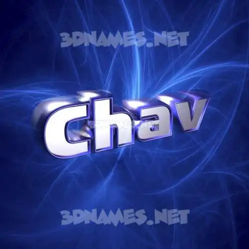 chav in Plasma style - 3D name wallpaper chav in Plasma style - 3D name wallpaper