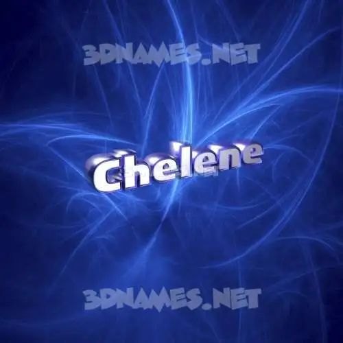 chelene in Plasma style - 3D name wallpaper chelene in Plasma style - 3D name wallpaper