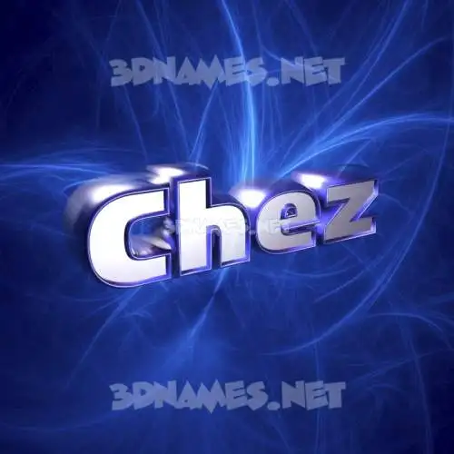 chez in Plasma style - 3D name wallpaper chez in Plasma style - 3D name wallpaper
