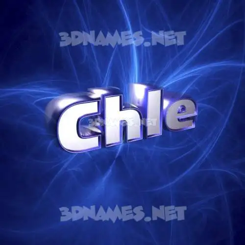 chle in Plasma style - 3D name wallpaper chle in Plasma style - 3D name wallpaper