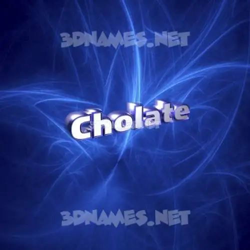 cholate in Plasma style - 3D name wallpaper cholate in Plasma style - 3D name wallpaper
