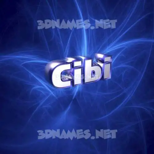 cibi in Plasma style - 3D name wallpaper
