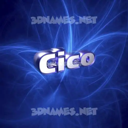 cico in Plasma style - 3D name wallpaper cico in Plasma style - 3D name wallpaper