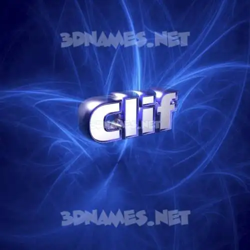 clif in Plasma style - 3D name wallpaper clif in Plasma style - 3D name wallpaper