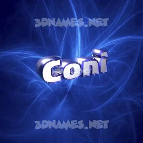 coni in Plasma style - 3D name wallpaper coni in Plasma style - 3D name wallpaper