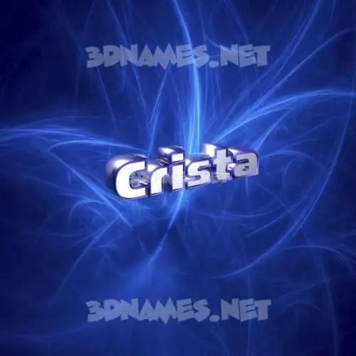 crista in Plasma style - 3D name wallpaper crista in Plasma style - 3D name wallpaper