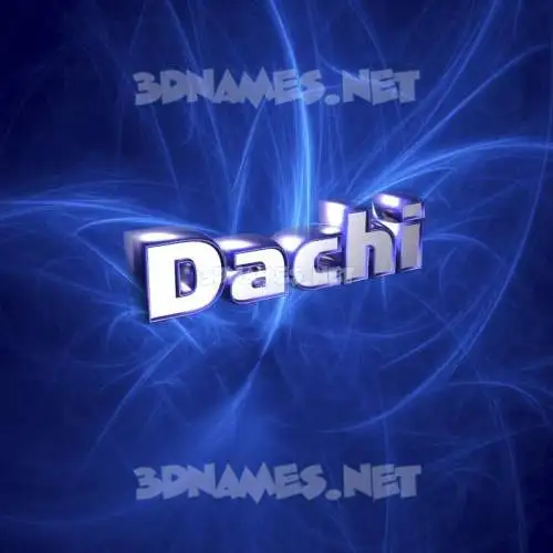 dachi in Plasma style - 3D name wallpaper dachi in Plasma style - 3D name wallpaper