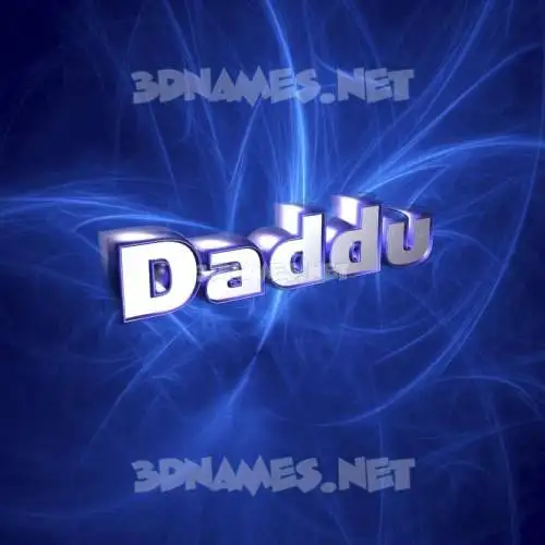 daddu in Plasma style - 3D name wallpaper daddu in Plasma style - 3D name wallpaper