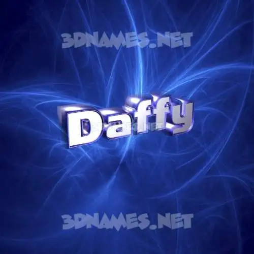 daffy in Plasma style - 3D name wallpaper daffy in Plasma style - 3D name wallpaper
