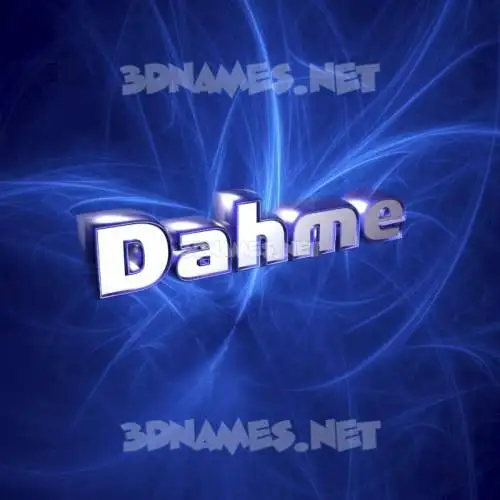 dahme in Plasma style - 3D name wallpaper dahme in Plasma style - 3D name wallpaper