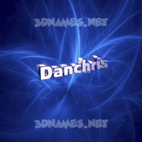 danchris in Plasma style - 3D name wallpaper danchris in Plasma style - 3D name wallpaper