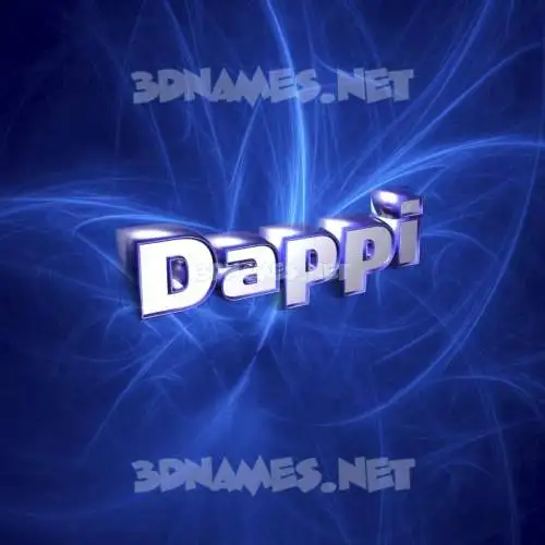 dappi in Plasma style - 3D name wallpaper dappi in Plasma style - 3D name wallpaper