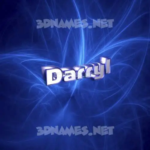 darryl in Plasma style - 3D name wallpaper