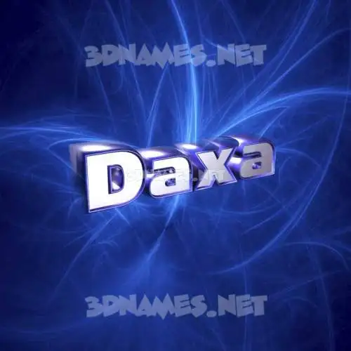 daxa in Plasma style - 3D name wallpaper daxa in Plasma style - 3D name wallpaper