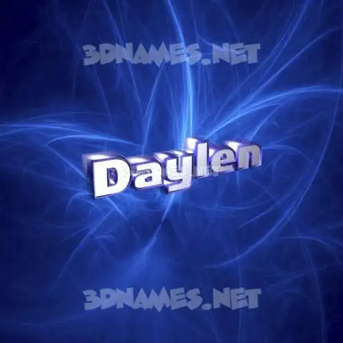 daylen in Plasma style - 3D name wallpaper daylen in Plasma style - 3D name wallpaper