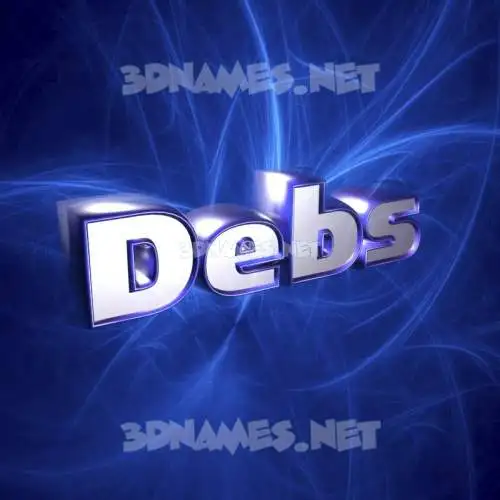 debs in Plasma style - 3D name wallpaper debs in Plasma style - 3D name wallpaper