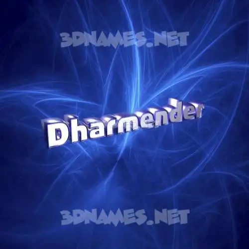dharmender in Plasma style - 3D name wallpaper
