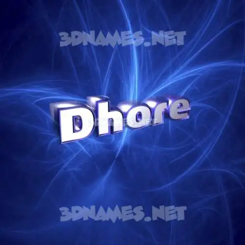 dhore in Plasma style - 3D name wallpaper dhore in Plasma style - 3D name wallpaper