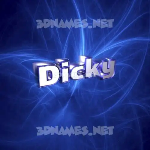 dicky in Plasma style - 3D name wallpaper dicky in Plasma style - 3D name wallpaper