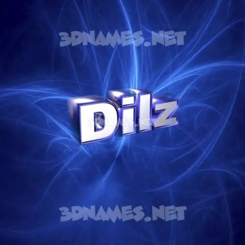 dilz in Plasma style - 3D name wallpaper dilz in Plasma style - 3D name wallpaper