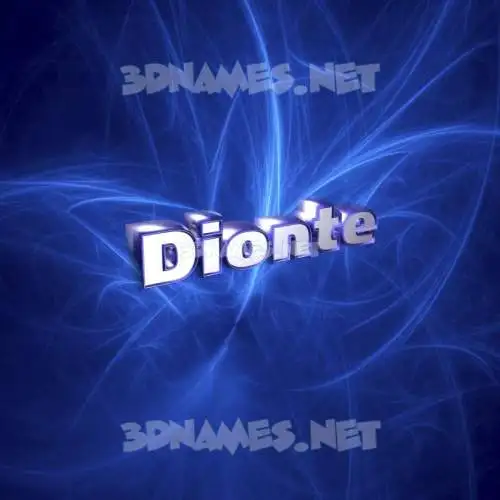 dionte in Plasma style - 3D name wallpaper dionte in Plasma style - 3D name wallpaper