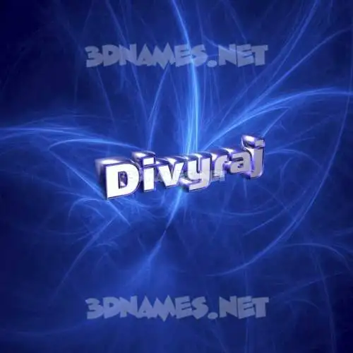 divyraj in Plasma style - 3D name wallpaper