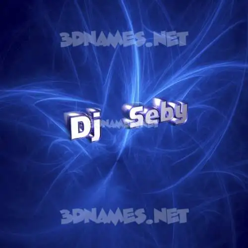 dj seby in Plasma style - 3D name wallpaper dj seby in Plasma style - 3D name wallpaper