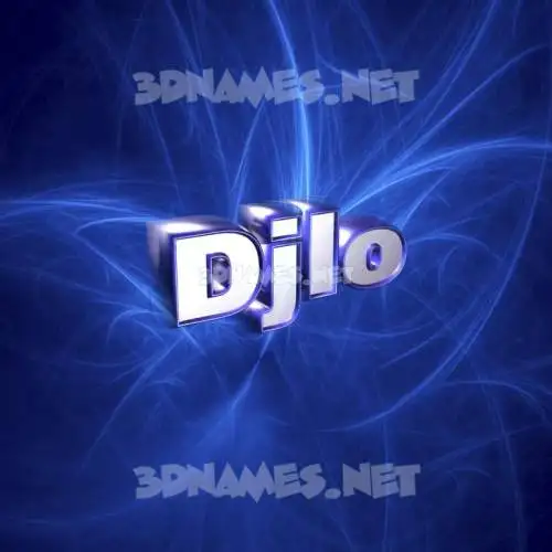 djlo in Plasma style - 3D name wallpaper djlo in Plasma style - 3D name wallpaper