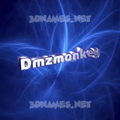 dmzmonkey in Plasma style - 3D name wallpaper dmzmonkey in Plasma style - 3D name wallpaper
