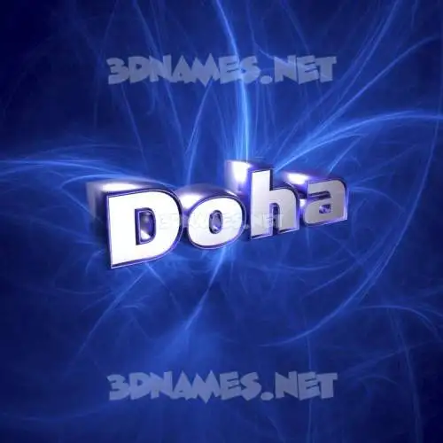 doha in Plasma style - 3D name wallpaper doha in Plasma style - 3D name wallpaper