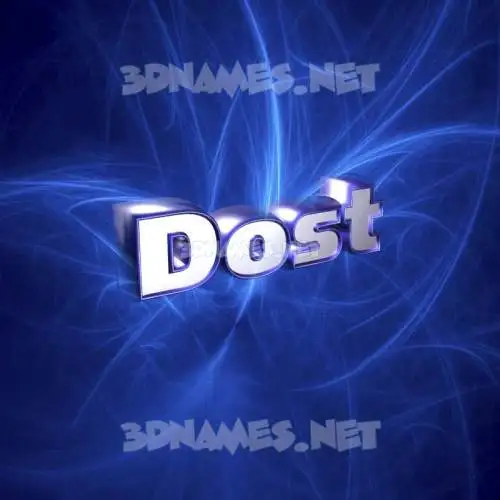 dost in Plasma style - 3D name wallpaper dost in Plasma style - 3D name wallpaper