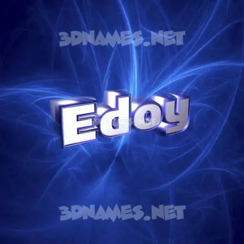 edoy in Plasma style - 3D name wallpaper edoy in Plasma style - 3D name wallpaper