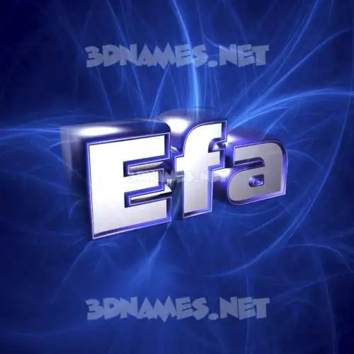 efa in Plasma style - 3D name wallpaper efa in Plasma style - 3D name wallpaper