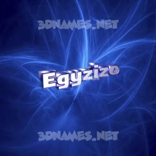 egyzizo in Plasma style - 3D name wallpaper egyzizo in Plasma style - 3D name wallpaper