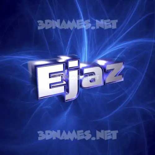 ejaz in Plasma style - 3D name wallpaper ejaz in Plasma style - 3D name wallpaper