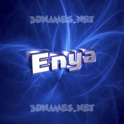 enya in Plasma style - 3D name wallpaper enya in Plasma style - 3D name wallpaper