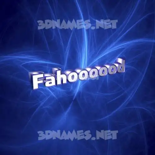 fahoooood in Plasma style - 3D name wallpaper fahoooood in Plasma style - 3D name wallpaper