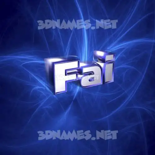 fai in Plasma style - 3D name wallpaper fai in Plasma style - 3D name wallpaper