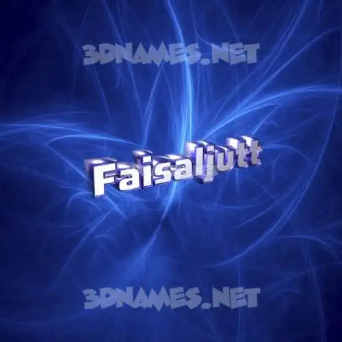 faisaljutt in Plasma style - 3D name wallpaper faisaljutt in Plasma style - 3D name wallpaper